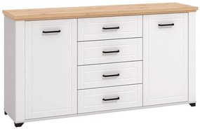 Komoda Valencia 3k4f Artisan/Biela 11011390