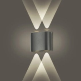 Brilagi - LED vonkajšie nástenné svietidlo FLAREBOX LED/4W/230V antracit IP65