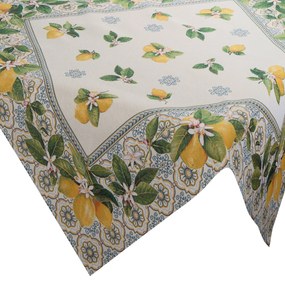 GOBELÍNOVÝ OBRUS LEMON 100X100 CM VZOROVANÝ