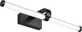 Toolight Toolight, LED nástenné svietidlo 40cm, 9W, 4000K, 1000lm, APP1887-1W, čierna matná, OSW-66042