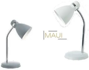 ACA DECOR Retro stolná lampa Maui, šedá farba