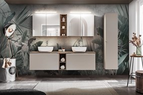 Comad Zrkadlová skrinka bez osvetlenia Santa Fe Taupe 80 sivohnedá