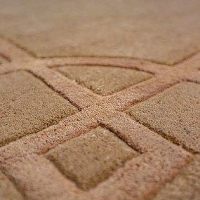 Ručne tkaný vlnený koberec v terakotovej farbe 120x170 cm Gatsby – Flair Rugs