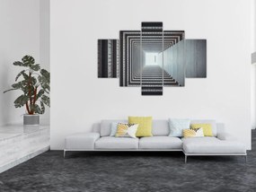 Obraz - Pohľad zvnútra budovy (150x105 cm)