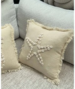 Bavlnená obliečka na vankúš 43x43 cm Seashells – Mioli Decor