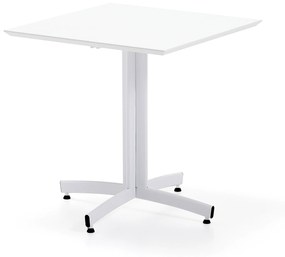 Stôl SANNA, 700x700x720 mm, biela