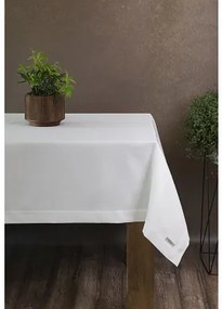 Eurofirany Luxusný obrus Ellen lurex 140 × 180 cm – biela/strieborná
