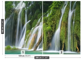 Fototapeta Vliesová Vodopády chorvátsko 104x70 cm