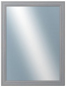 DANTIK - Zrkadlo v rámu, rozmer s rámom 60x80 cm z lišty STEP šedá (3019)