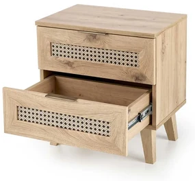 Nočný stolík Rustico, dub artisan