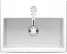 DURAVIT Vero Air umývadielko do nábytku s otvorom, s prepadom, 450 x 350 mm, biela, s povrchom WonderGliss, 07244500001