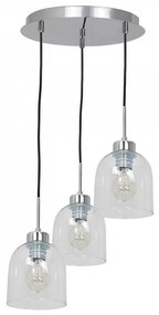 Luster na lanku FILL 3xE27/60W/230V okrúhly