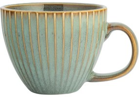 Altom Porcelánový jumbo hrnček Reactive Sage, 450ml