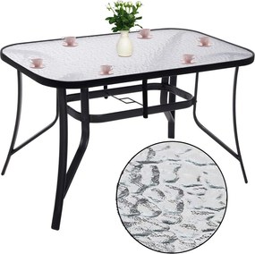 Záhradný stôl SPRINGOS GF1014​​​​​​​ - čierny