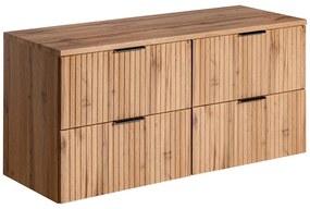 Závěsná skříňka Casad s deskou 120 cm dub wotan