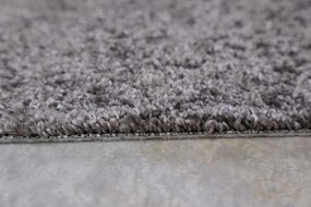 Vopi, Metrážny koberec Capri šedej - neúčtujeme odrezky z role, na mieru, šíře 1,33m,1m,2m,3m,4m,na mieru, neúčtujeme odrezky, šedá, ab (mriežka), chodba / predsieň