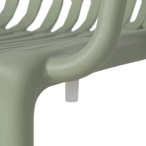 Zelená plastová jedálenská stolička Alia – Ixia