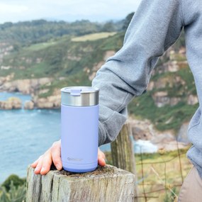 Nerezový termohrnček so sitkom Boost Denim Blue 400 ml