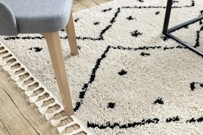 Dywany Łuszczów Kusový koberec Berber Tetuan B751 cream - 140x190 cm
