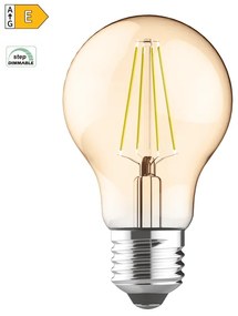 Diolamp LED Filament žiarovka A60 Amber 8W/230V/E27/2700K/940Lm/360°/Step Dim