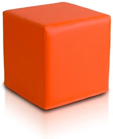INTERMEDIC Sedací Vak Block Farba: E04 - Oranžová pomaranč (ekokoža)