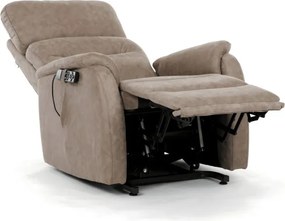Polohovacie kreslo béžové, elektrické TV-L8904 LAN3