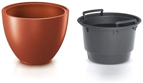 Kvetináč s vkladom HEOSE III medený