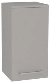 Mereo, Mereo Bino kúpeľňová skrinka horná 63 cm, ľavá, Multidecor, Arktická sivá, MER-CN695ARS1
