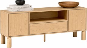 TV skrinka CAJA dub bookmatch 160 cm