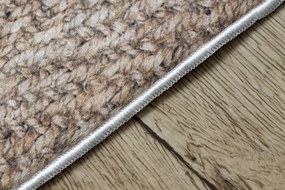 ANDRE prateľný koberec Rybia kosť- béžový,