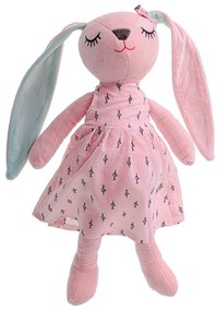 KIK Plyšový zajačik maskot ružový 52 cm