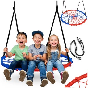 Neo-Sport SWINGO 95 cm modro-červená hojdačka bocianie hniezdo