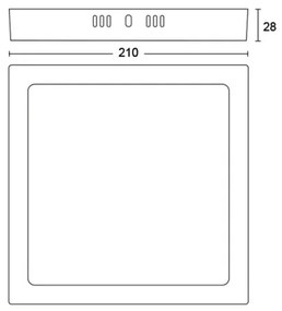 Philips - LED Stropné svietidlo MAGNEOS LED/12W/230V 2700K biela