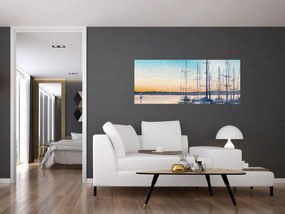 Obraz - Lodičky, aquarel (120x50 cm)