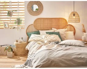 Eglo 425029 - Nástenné zrkadlo MITSUKE pr. 55 cm bambus