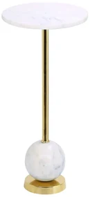 Kovový okrúhly odkladací stolík ø 25 cm Salo – House Nordic