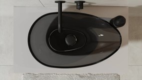 Besco Doskové umývadlo zo syntetickej živice Neya 60x35 cm Carbon Grey s výpusťou Click-Clack BESCO-Typ výpuste: Click-Clack bez prepadu, čierna matná