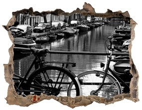 Nálepka fototapeta 3D výhled Amsterdam kolesá nd-k-5974045