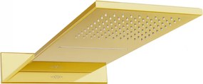 Mexen Waterfall sprchová hlavica slim 50 x 22 cm, zlatá - 79190-50