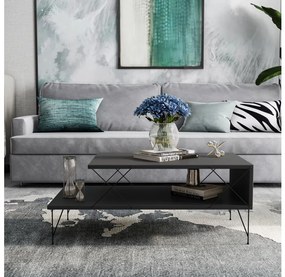 Konferenčný stolík LOIRE 40x100 cm antracit