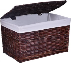 Prútený kôš - hnedý 65 L