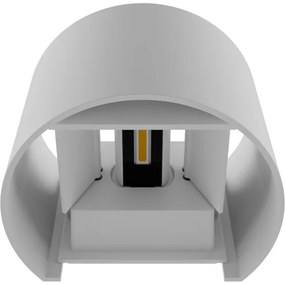 APLED - LED Vonkajšie nástenné svietidlo OVAL 2xLED/3W/230V IP65