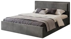 Čalúnená posteľ SOAVE rozmer 180x200 cm Tmavosivá