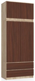 Nadstavba na skriňu Sashka  (dub sonoma + wenge). Vlastná spoľahlivá doprava až k Vám domov. 1069950
