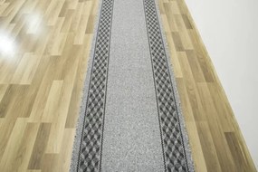 Protišmykový behúň Diamond 4023 - svetlo sivý