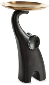 DEKORAČNÁ SOŠKA EMBER 18X17X29 CM ČIERNA