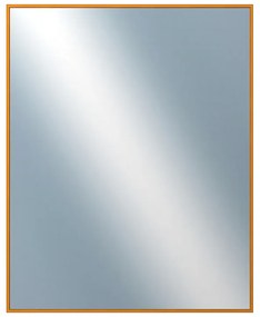 DANTIK - Zrkadlo v rámu, rozmer s rámom 80x100 cm z lišty Hliník oranžová (7269217)