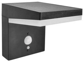 LED solárne nástenné svietidlo so senzorom LED/4,4W/3,7V 2200 mAh IP44