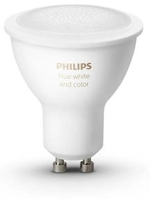 PHILIPS HUE Múdra LED stmievateľná žiarovka HUE s funkciou RGB, GU10, 4,3 W, 350lm, teplá biela-studená biela, 2