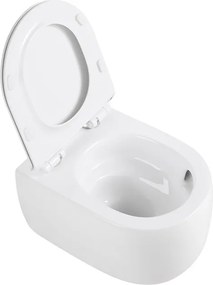 BPS-koupelny Závesná WC misa so SoftClose sedadlom HYD-6775, biela